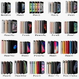 Apple iPhone Collection 2011 to 2019 v1 model